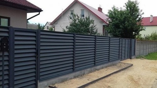 Забор-жалюзи под ключ в Минске